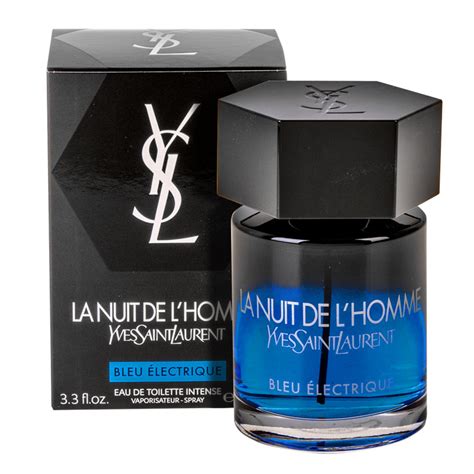 ysl la nuit de l'homme bleu électrique edt|la nuit de l'homme 200ml.